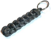 RedVex Thin Line Paracord Key Chain/Key Fob - Choose Your Colors - 3", 4", 6", and 8" Lengths (Qty-1) - RedVex