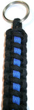 RedVex Thin Line Paracord Key Chain/Key Fob - Choose Your Colors - 3", 4", 6", and 8" Lengths (Qty-1) - RedVex