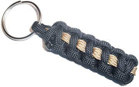 RedVex Thin Line Paracord Key Chain/Key Fob - Choose Your Colors - 3", 4", 6", and 8" Lengths (Qty-1) - RedVex