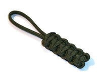 RedVex Zipper Pulls - Knife Lanyards - Equipment Lanyards - Paracord Cobra Style - Choose Your Color & Size (Qty 10) - RedVex
