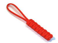 RedVex Zipper Pulls - Knife Lanyards - Equipment Lanyards - Paracord Cobra Style - Choose Your Color & Size (Qty 10) - RedVex