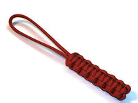 RedVex Zipper Pulls - Knife Lanyards - Equipment Lanyards - Paracord Cobra Style - Choose Your Color & Size (Qty 10) - RedVex