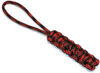 RedVex Zipper Pulls - Knife Lanyards - Equipment Lanyards - Paracord Cobra Style - Choose Your Color & Size (Qty 10) - RedVex