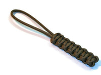 RedVex Zipper Pulls - Knife Lanyards - Equipment Lanyards - Paracord Cobra Style - Choose Your Color & Size (Qty 3) - RedVex